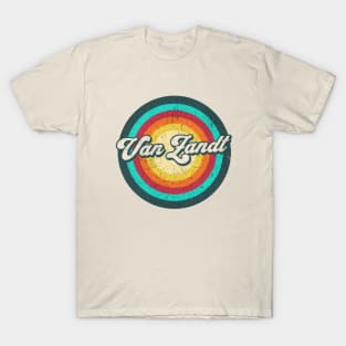 vintage rainbow circle art T-Shirt